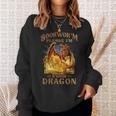 Bookworm Please I'm a Book Dragon Dragon Books Lovers Sweatshirt Gifts for Her