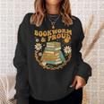 Bookworm And Proud Retro Reading Aesthetic Books Library Sweatshirt Gifts for Her Bookworm And Proud Retro Reading Aesthetic Books Library Sweatshirt Gifts for Her