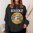 Boooks Ghost Read Book Halloween Teacher Librarian Men Women Sweatshirt Gifts for Her Boooks Ghost Read Book Halloween Teacher Librarian Men Women Sweatshirt Gifts for Her