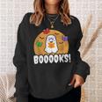 Booooks GhostShirt Boo Read Books Library Sweatshirt Gifts for Her