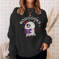 Boooooks Halloween Ghost Reading Book For Teacher & Student Men Women Kids Sweatshirt Gifts for Her Boooooks Halloween Ghost Reading Book For Teacher & Student Men Women Kids Sweatshirt Gifts for Her
