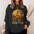 Boys Animal Wild About Reading Cheetah Book Sweatshirt Gifts for Her