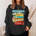 Bronson's Reading Shirt Personalized Book Reading Sweatshirt Gifts for Her Bronson's Reading Shirt Personalized Book Reading Sweatshirt Gifts for Her