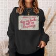 Buy Books Tell Me I'm Pretty Library Card Book Lovers Sweatshirt Gifts for Her