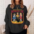 Caring For Your Evil Cat Retro Dark Humor Book Cover Sweatshirt Gifts for Her