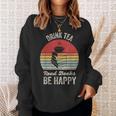 Catch Some Rays Vintage Retro Drink Tea Read Books Be Happy Adult Sweatshirt Gifts for Her Catch Some Rays Vintage Retro Drink Tea Read Books Be Happy Adult Sweatshirt Gifts for Her