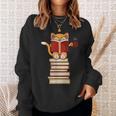 Cats And Reading Books Literature Sweatshirt Gifts for Her Cats And Reading Books Literature Sweatshirt Gifts for Her