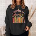 Chapter 10th Birthday Bookworm 10 Years Old For Book Loves Sweatshirt Gifts for Her
