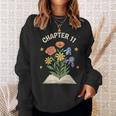 Chapter 11 Floral Book Birthday Reading Lover Sweatshirt Gifts for Her