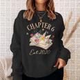 Chapter 6 Years Old For Book Lover 6th Birthday Bookworm Sweatshirt Gifts for Her