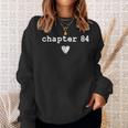 Chapter 84 Book Lovers Readers & Authors 84th Birthday Sweatshirt Gifts for Her