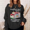 Christmas Book Lovers Naughty Or Nice Sweatshirt Gifts for Her