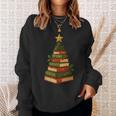 Christmas Book Tree Bookshelf Holiday For Readers Librarians Sweatshirt Gifts for Her Christmas Book Tree Bookshelf Holiday For Readers Librarians Sweatshirt Gifts for Her