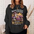 Coffee Book Witchcraft Witch Witches Bookish Reader Reading Sweatshirt Gifts for Her
