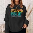 Coffee Books Dogs And Social Justice Human Rights Equality Sweatshirt Gifts for Her Coffee Books Dogs And Social Justice Human Rights Equality Sweatshirt Gifts for Her