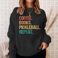 Coffee Books Pickleball Reading Lovers Bookworm Sweatshirt Gifts for Her