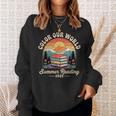 Color Our World Summer Reading 2025 Cute Book Wildflowers Sweatshirt Gifts for Her Color Our World Summer Reading 2025 Cute Book Wildflowers Sweatshirt Gifts for Her