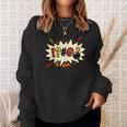Comic Book Swear Bubble Pop Art Explosion Humor Sweatshirt Gifts for Her Comic Book Swear Bubble Pop Art Explosion Humor Sweatshirt Gifts for Her