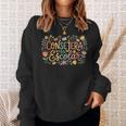 Consejera Escolar Cute Floral Counselor With Books & Owl Sweatshirt Gifts for Her