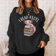 Cool Axolotl Reading Library Book Lover Reading Women Men Sweatshirt Gifts for Her Cool Axolotl Reading Library Book Lover Reading Women Men Sweatshirt Gifts for Her