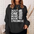 Cool Book Art For Men Women Bookworm Bookish Reader Reading Sweatshirt Gifts for Her