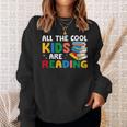 All The-Cool Kids Are Reading Teacher Book Lover Librarian Sweatshirt Gifts for Her All The-Cool Kids Are Reading Teacher Book Lover Librarian Sweatshirt Gifts for Her