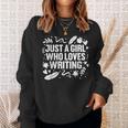 Cool Writing For Women Girls Book Writer Author Poetry Sweatshirt Gifts for Her Cool Writing For Women Girls Book Writer Author Poetry Sweatshirt Gifts for Her