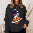 Cute Astronaut Read A Book Sweatshirt Gifts for Her