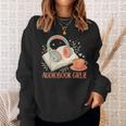 Cute Audiobook Girl Aesthetic Book & Tea Love Sweatshirt Gifts for Her