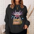 Cute Axolotl Read Book Shirt Kids Boy Girl Salamander Sweatshirt Gifts for Her Cute Axolotl Read Book Shirt Kids Boy Girl Salamander Sweatshirt Gifts for Her