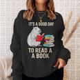 Cute Capybara It's a Good Day To Read a Book World Book Day Sweatshirt Gifts for Her