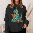 Cute Dinosaur TalesRex Reading Books Lover Sweatshirt Gifts for Her