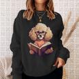 Cute Dog Poodle Reading Book Sweatshirt Gifts for Her Cute Dog Poodle Reading Book Sweatshirt Gifts for Her