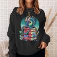 Cute Dragon Books Flower Bookworm Book Lover Sweatshirt Gifts for Her Cute Dragon Books Flower Bookworm Book Lover Sweatshirt Gifts for Her