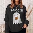 Cute Ghost Book Reading Halloween Teacher Booooks For Men Women Kids Sweatshirt Gifts for Her