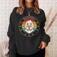 Cute Ghost Book Reading Halloween Teacher Top Puns For Men Women Kids Sweatshirt Gifts for Her