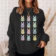 Cute Reading Bunny Book Lover Literary Woodland Animals Sweatshirt Gifts for Her