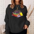 Dachshund Book Reading Lovers Bookworm Girls Teachers Sweatshirt Gifts for Her