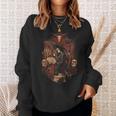 Dark Academia Witch Reading Book Gothic Library Sweatshirt Gifts for Her