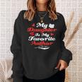 My Daughter Is My Favorite Author Book Novel Writer Sweatshirt Gifts for Her