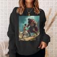David And Goliath Bible Book Of Samuel King David Painting Sweatshirt Gifts for Her David And Goliath Bible Book Of Samuel King David Painting Sweatshirt Gifts for Her
