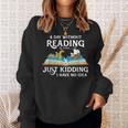 A Day Without Reading Is Like Book Lover & Reading Small Sweatshirt Gifts for Her
