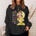 Disney Princess Never Judge A Book By Its Cover Sweatshirt Gifts for Her Disney Princess Never Judge A Book By Its Cover Sweatshirt Gifts for Her