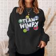 DOAWK Colorful Team Wimpy Sticker Collage Book Series Sweatshirt Gifts for Her DOAWK Colorful Team Wimpy Sticker Collage Book Series Sweatshirt Gifts for Her