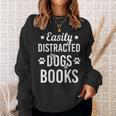 Dog Lover Book Lover Reading Books And Dogs Dog Sweatshirt Gifts for Her Dog Lover Book Lover Reading Books And Dogs Dog Sweatshirt Gifts for Her