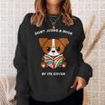 Don't Judge A Book By Its Cover Reading Jack Russell Terrier Sweatshirt Gifts for Her Don't Judge A Book By Its Cover Reading Jack Russell Terrier Sweatshirt Gifts for Her