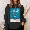 Dr Seuss The Cat In The Hat Comes Back Book Cover Sweatshirt Gifts for Her