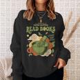 Drink Matcha Read Books Elevate Your Green Tea Ritual Sweatshirt Gifts for Her