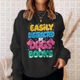 Easily Distracted By Dogs & Books Kawaii Dog & Book Lover Sweatshirt Gifts for Her Easily Distracted By Dogs & Books Kawaii Dog & Book Lover Sweatshirt Gifts for Her