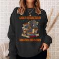 Easily Distracted By Dragon And Books Cute Dragon Read Book Sweatshirt Gifts for Her Easily Distracted By Dragon And Books Cute Dragon Read Book Sweatshirt Gifts for Her